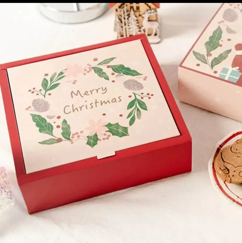 muffin Christmas cookies box  x 4pk