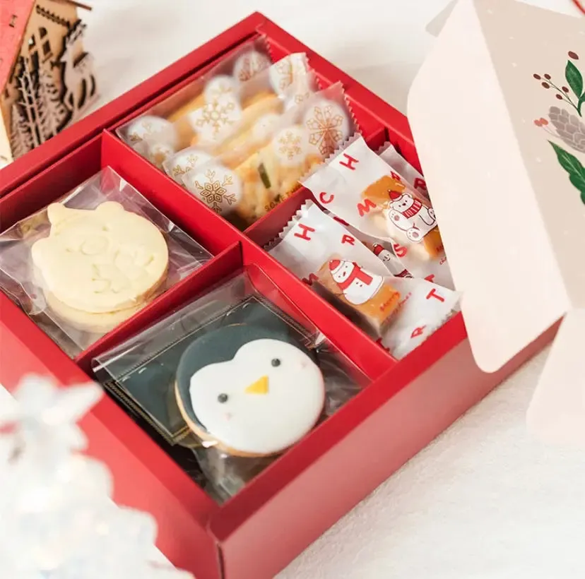 muffin Christmas cookies box  x 4pk