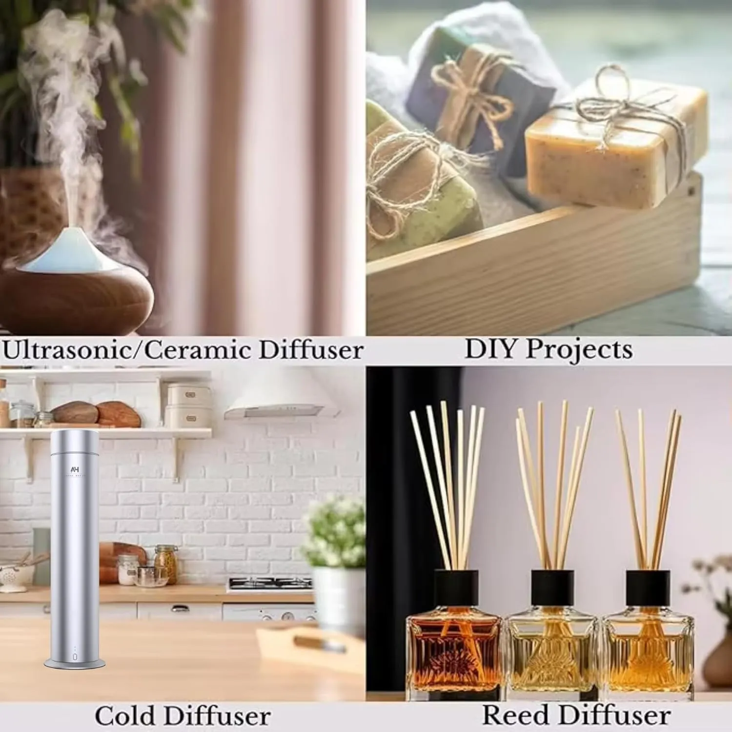 My Way 500mL Essential Oil Scent - Luxury Hotel Inspired Aromatherapy Scent Diffuser Oil - Lush Sandalwood, Warm Virginia Cedar, & Beautiful Iris - Inspired by One Hotel Miami Beach