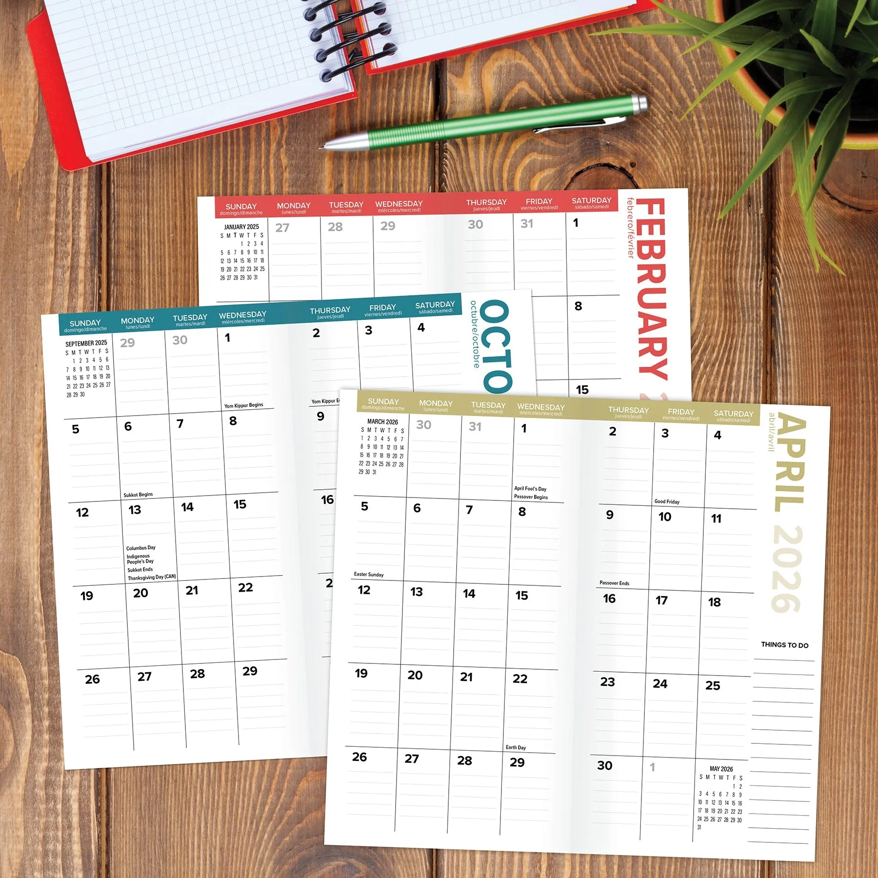 National Park 2025 2-Year Monthly Pocket Planner