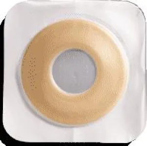 Natura® CONVEX-IT® Durahesive® Skin Barrier, 4-1/2" x 4-1/2" (11.5cm x 11.5cm) White, Pre-Cut Stoma Opening 1" (25mm), Flange 1-3/4" (45mm) - Box of 10