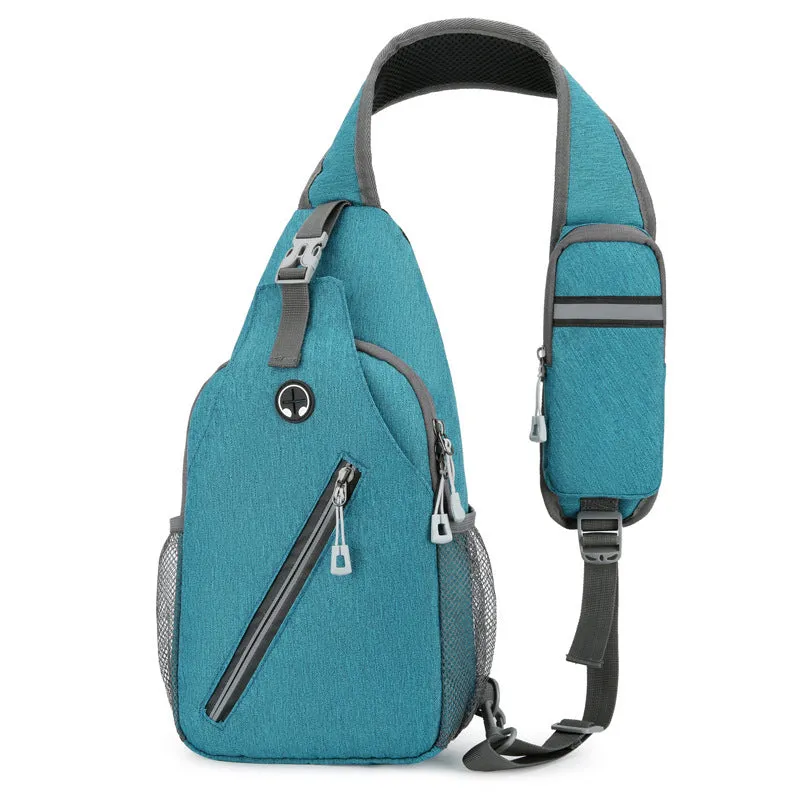 New Multifunctional Men's Shoulder Crossbody Bag, Female Hard-wearing Canvas Messenger Pouches