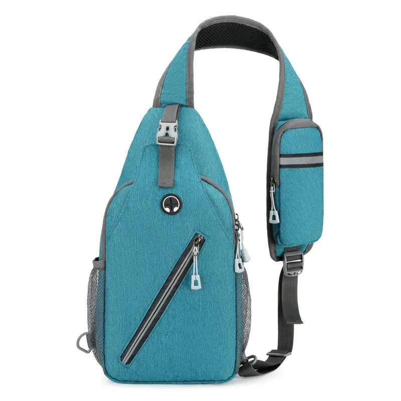 New Multifunctional Men's Shoulder Crossbody Bag, Female Hard-wearing Canvas Messenger Pouches