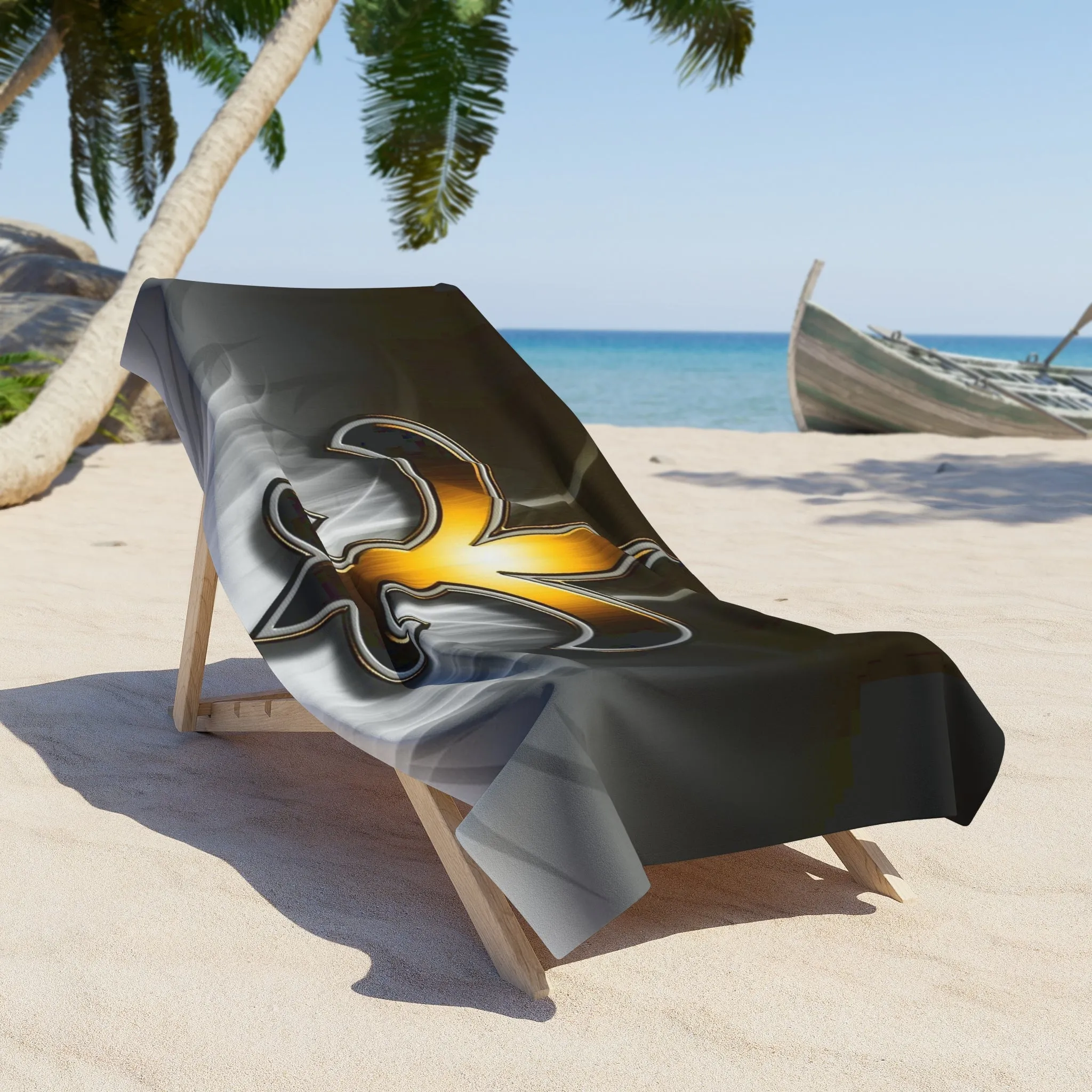 New Orleans Saints Beach Towel