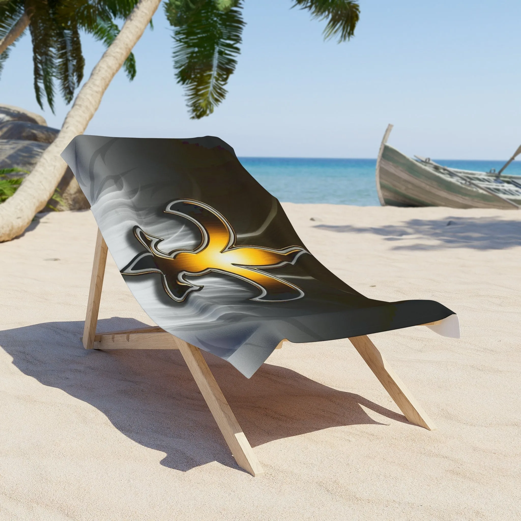 New Orleans Saints Beach Towel
