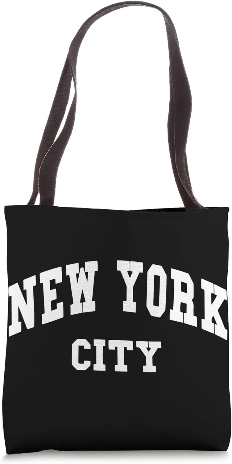 New York City the city of skyscrapers, City, Athletic Tote Bag