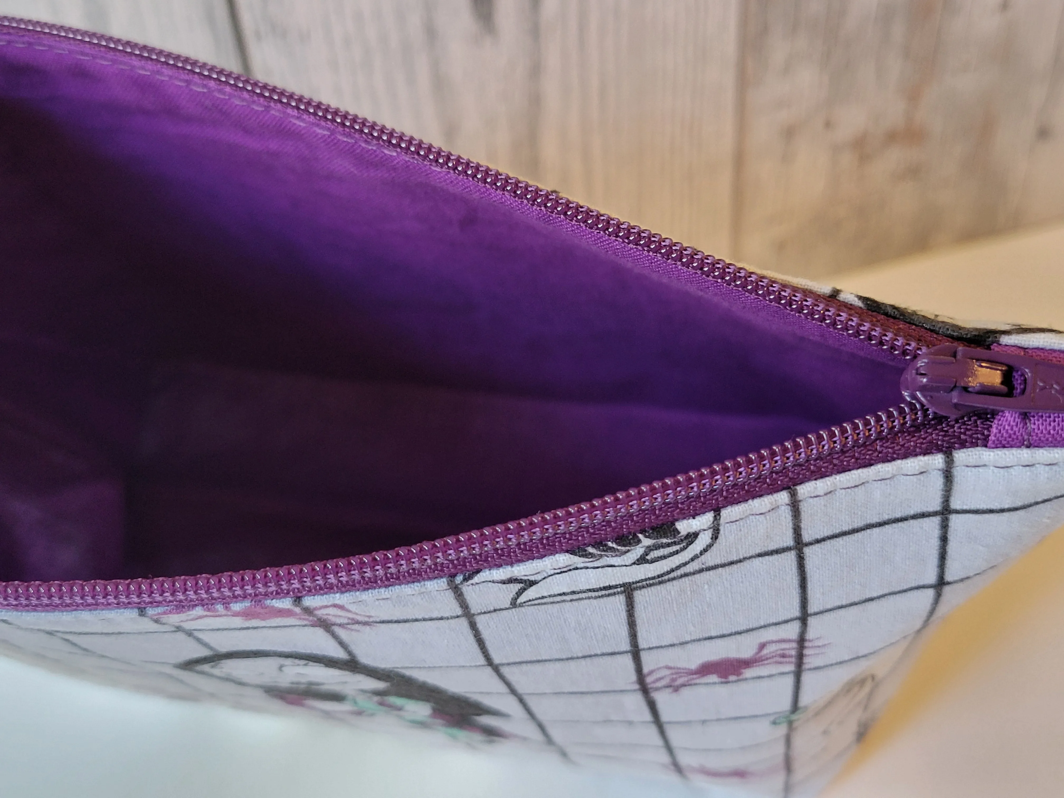 Nightmare Before Christmas Zipper Pouches