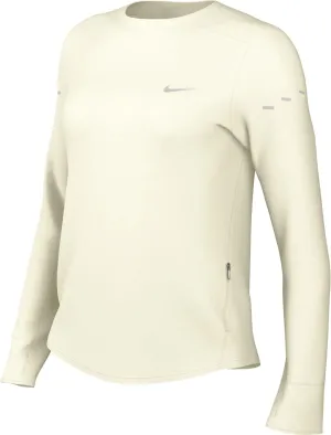 Nike Women's Swift Dri-fit Ultraviolet Long-Sleeve Crew-Neck Running Top
