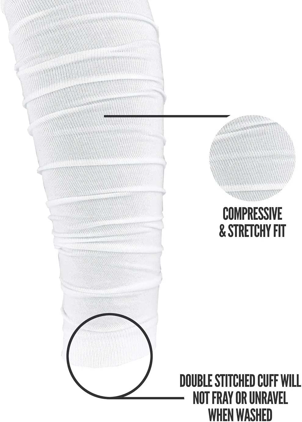 Nxtrnd Football Leg Sleeves, Calf Sleeves for Men & Boys, Sold as a Pair