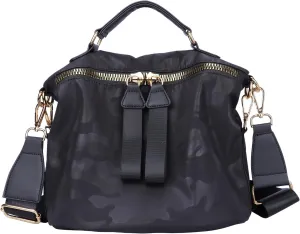 Nylon Crossbody Handbag for Women Anti-theft Purse Shopping Tote Bag Lightweight Shoulder Bag