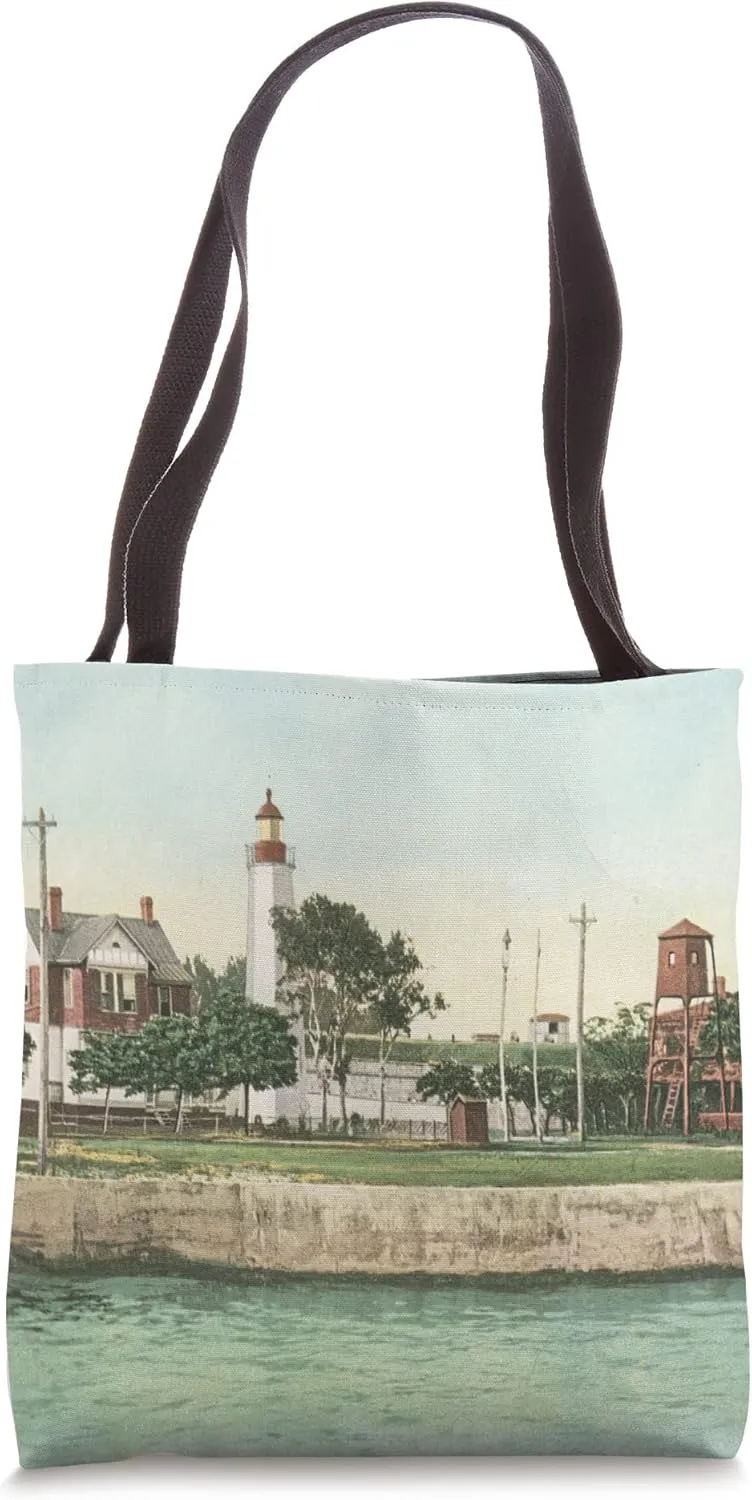 Old Point Comfort Light - Fort Monroe Tote Bag