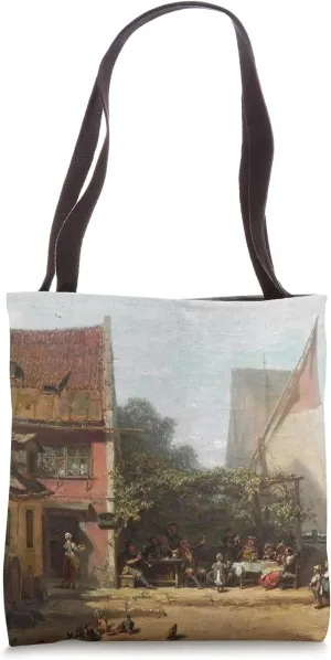 Old Tavern by Carl Spitzweg Tote Bag