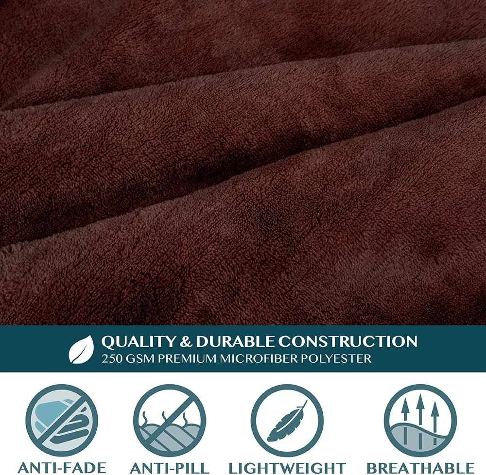 PAVILIA Blanket with Sleeves for Adult Women Men, Soft Warm Wearable Blanket Fleece Wrap Throw, Robe Blanket Gift