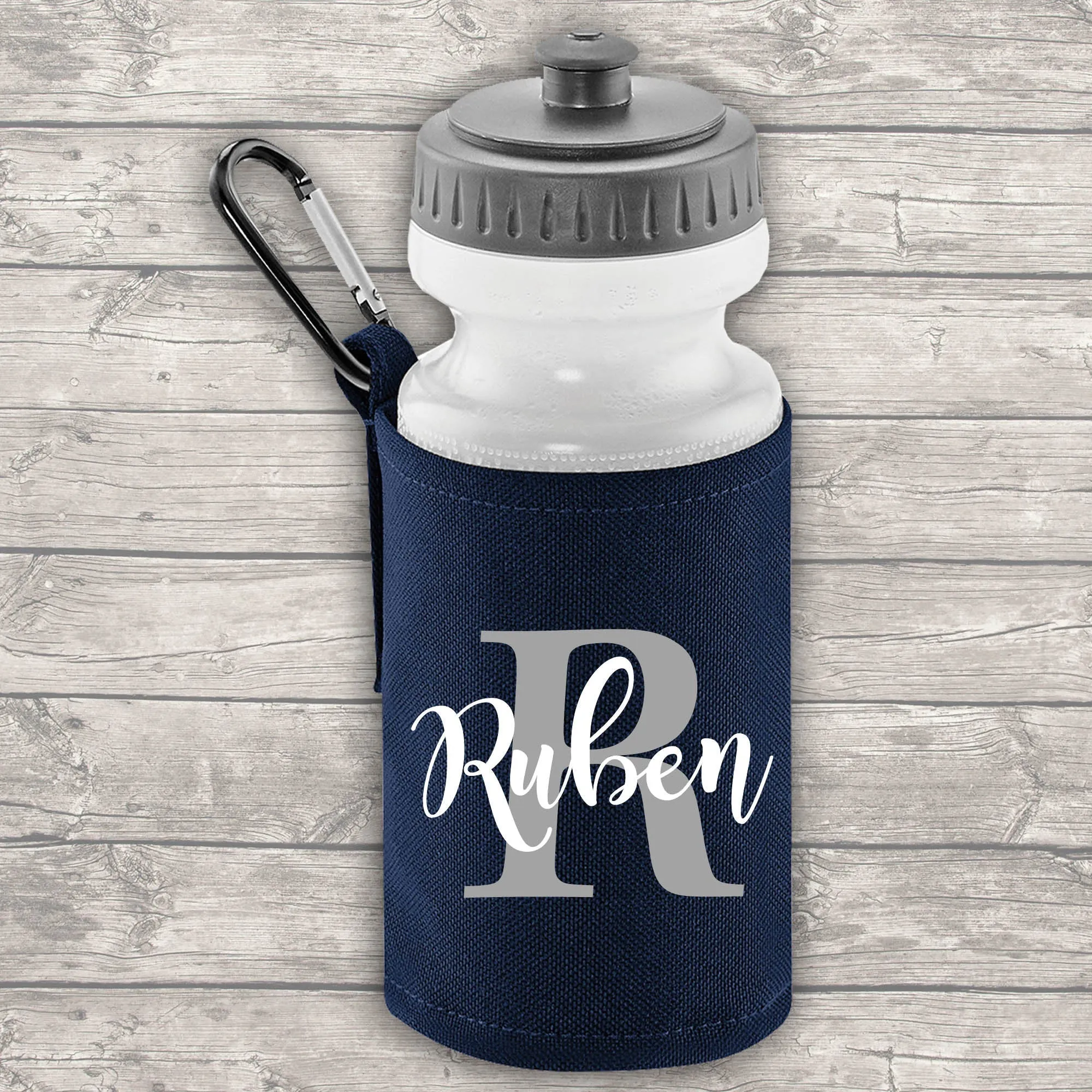 Personalised Backpack Kids 18 12 or 9 Litre Boys Girls Initial Name Lunch Bag Water Bottle Pencil Case School PE Bag Back To School Navy