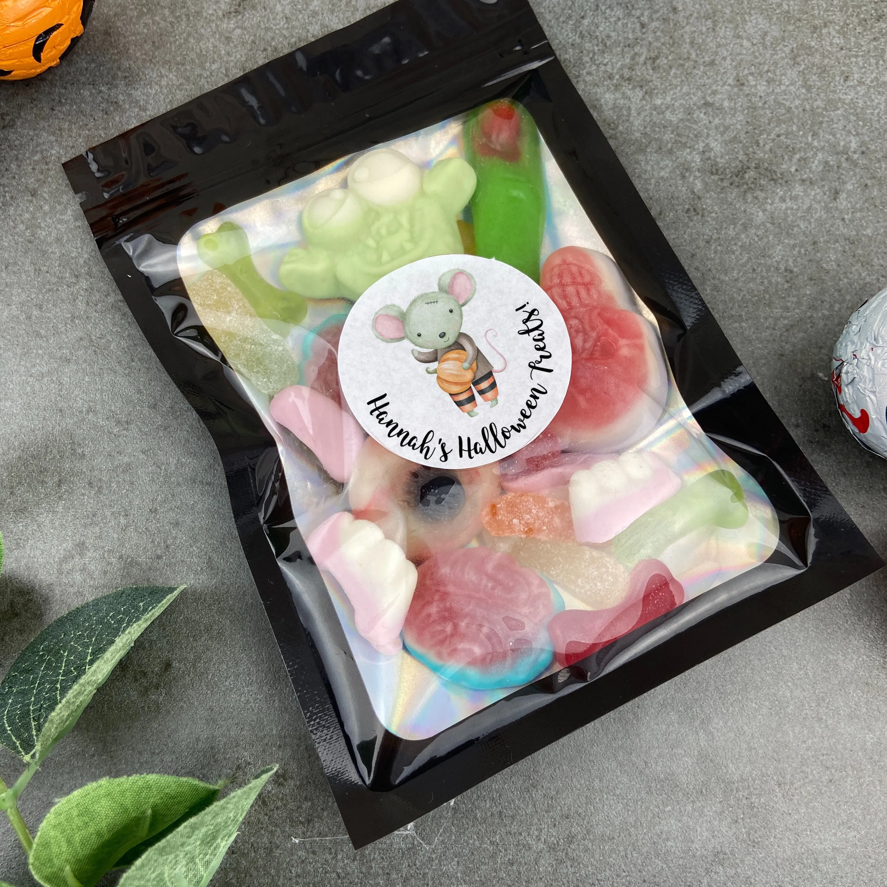 Personalised Halloween Sweet Pouch