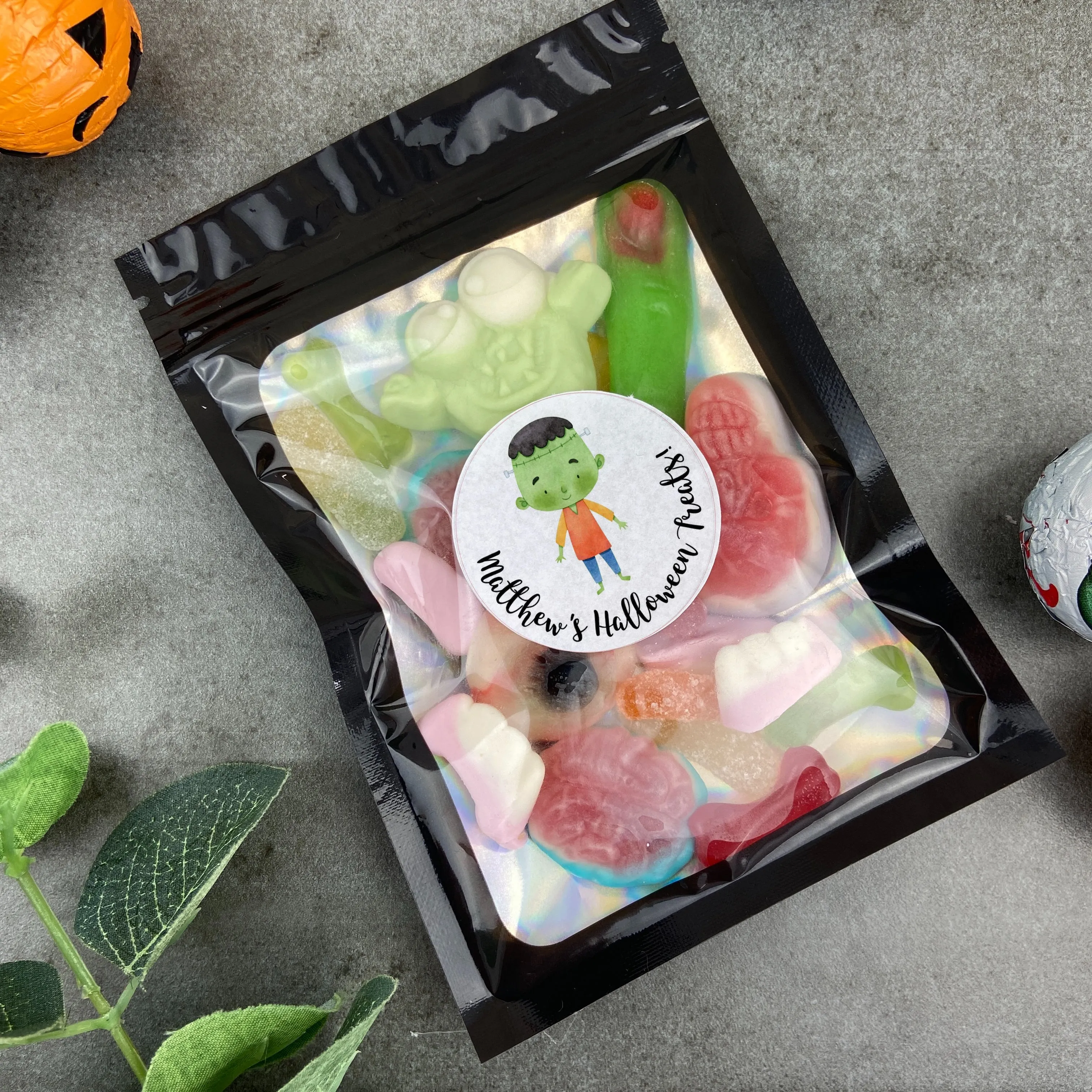 Personalised Halloween Sweet Pouch