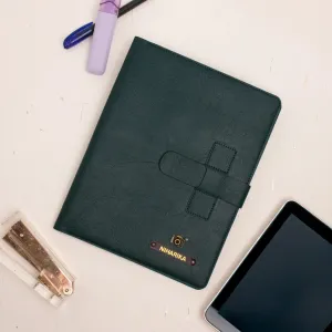 PERSONALISED TABLET ORGANISER - GREEN