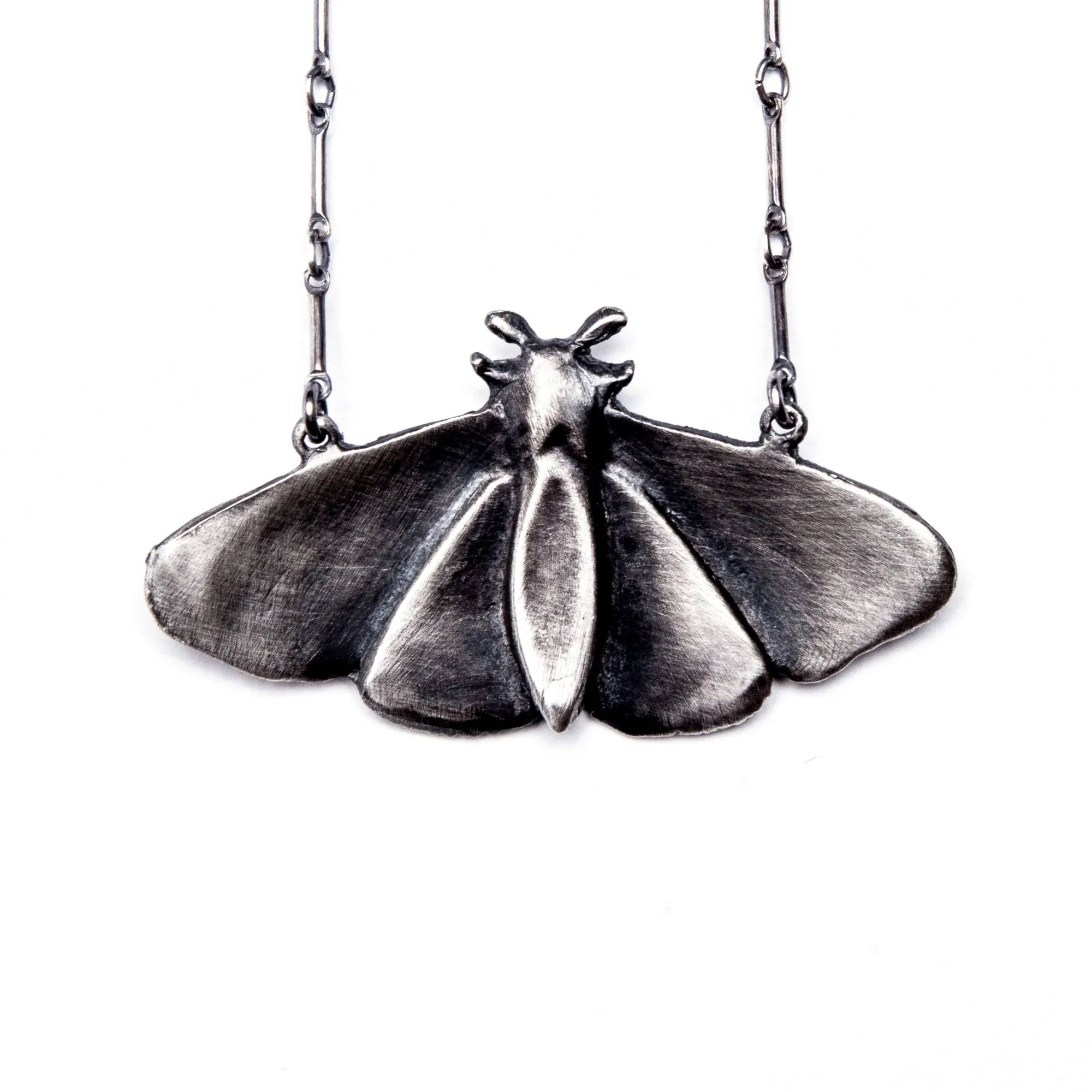Planchette Moth Necklace.