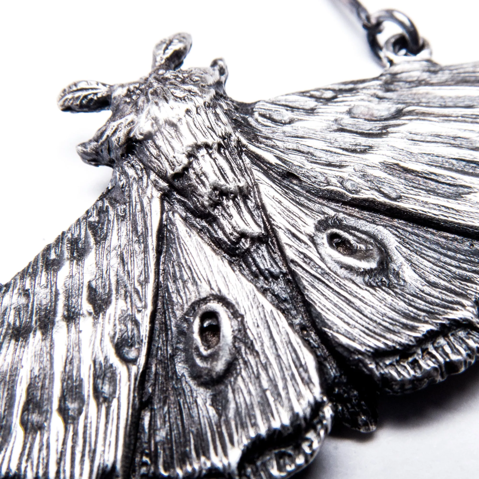 Planchette Moth Necklace.
