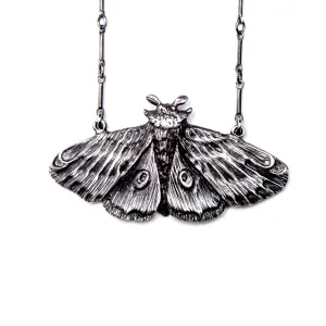 Planchette Moth Necklace.