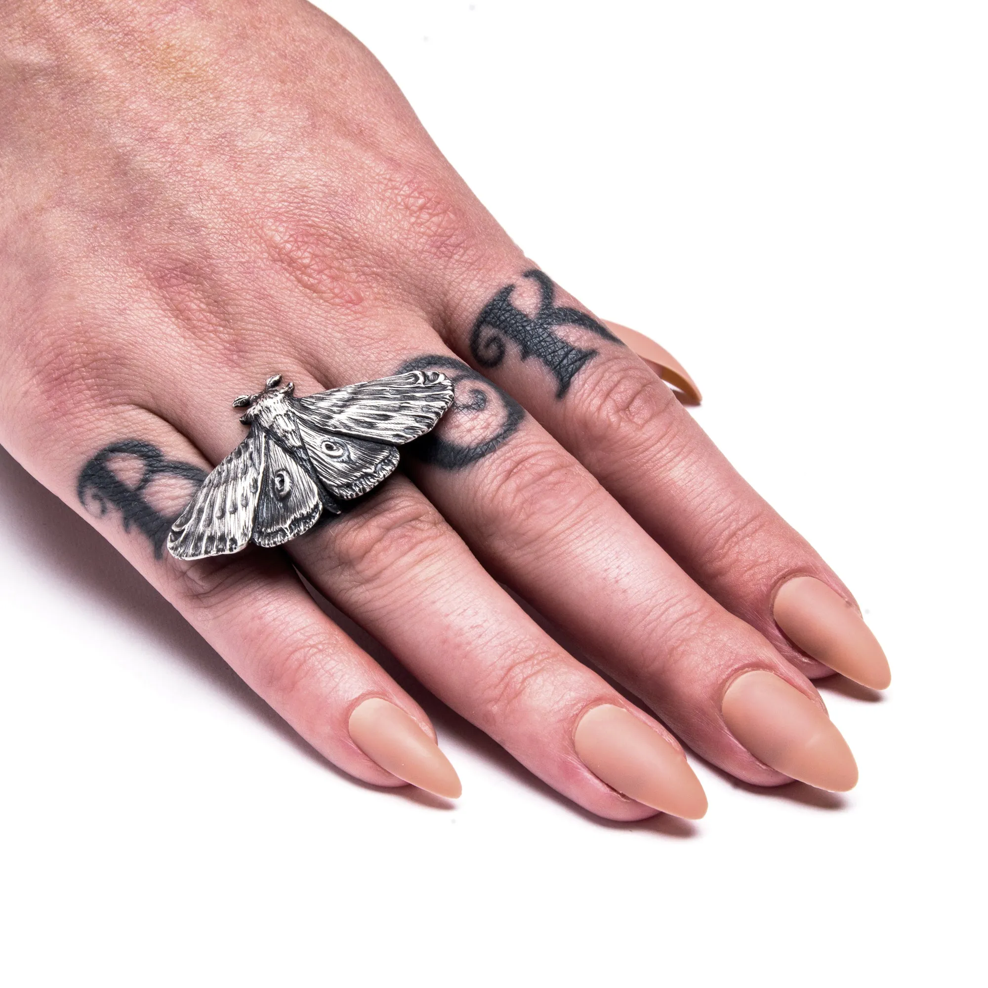 Planchette Moth Ring.