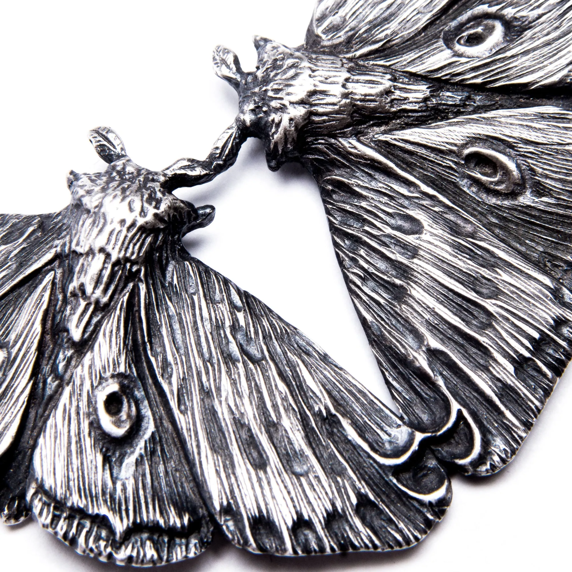 Planchette Moth Twins Necklace