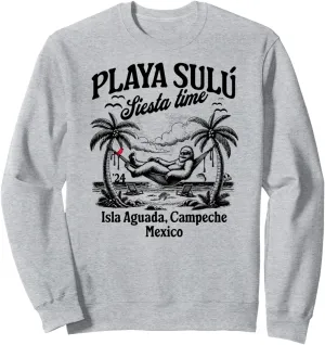 PLAYA SULU BIGFOOT SIESTA TIME '24 Paraiso Familiar Sweatshirt