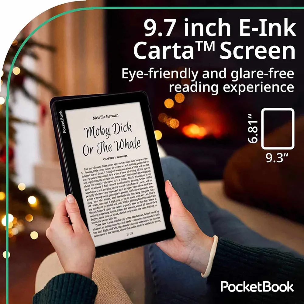 PocketBook InkPad Lite 9.7" Touchscreen eReader Tablet - Grey | 253-PB970-M-WW
