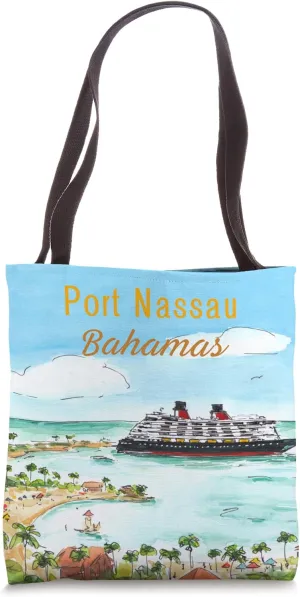 Port Nassau Bahamas – Fun Travel Gift Tote Bag