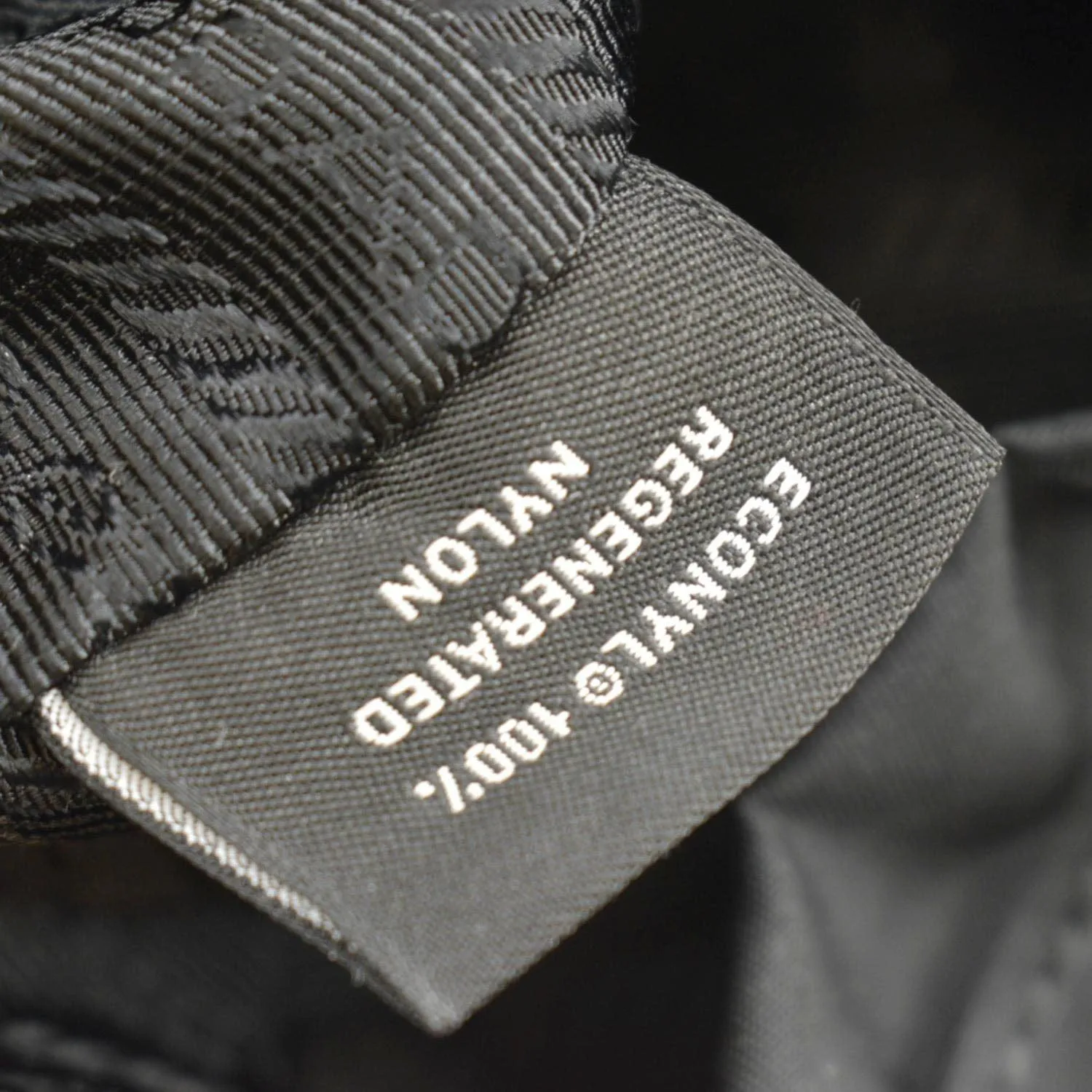 PRADA Double Pocket Mini Nylon Backpack Shoulder Bag Black