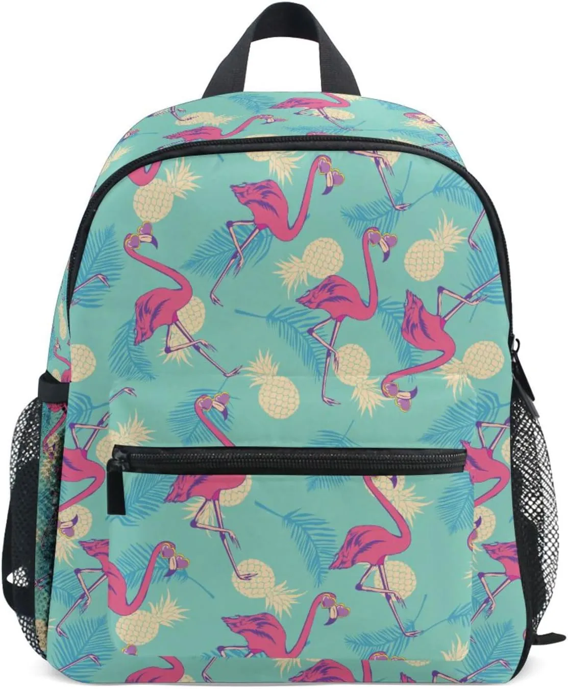 Preschool Backpack Flamingo Pineapple Toddler School Book Bag for Girls Boys Kids Kindergarten Travel Bag