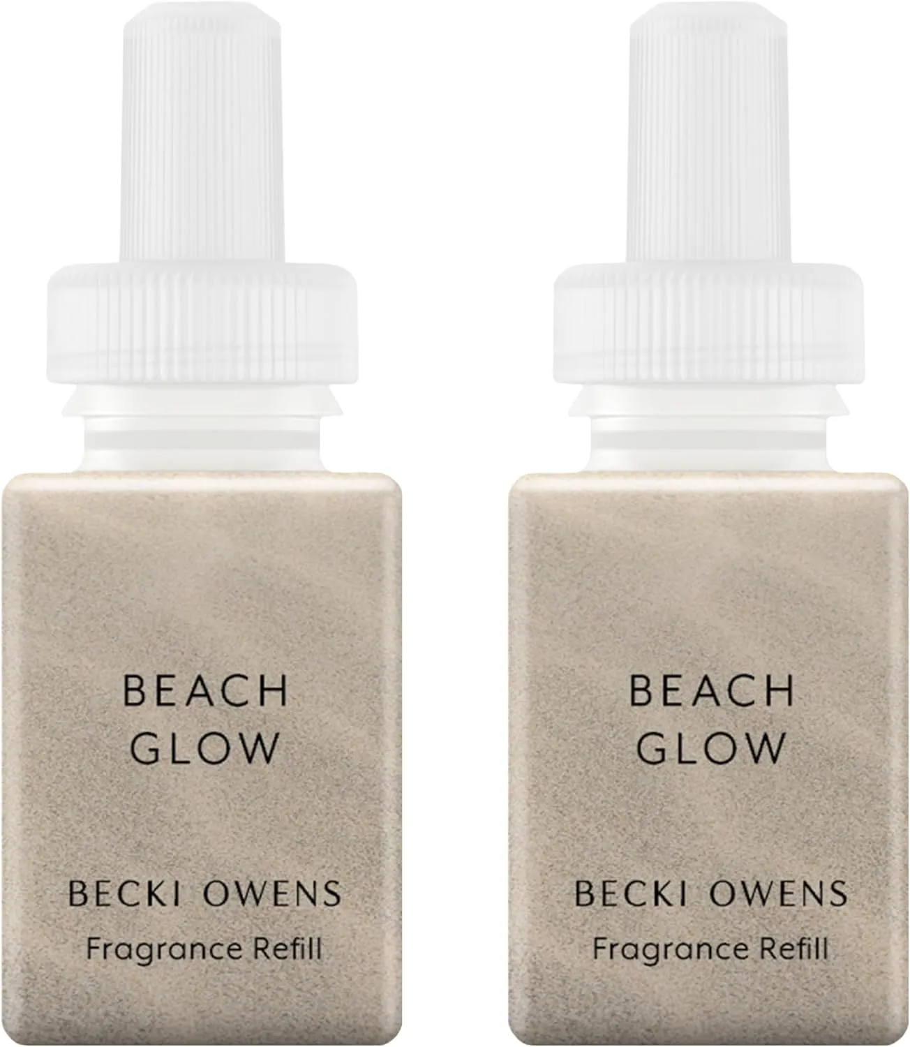 Pura & Becki Owens Home Scent Refill - Smart Home Air Diffuser - Up to 120-Hours of Premium Fragrance per Refill - Household Essential - Clean & Safe Diffuser Fragrance - 2 Pack, Beach Glow