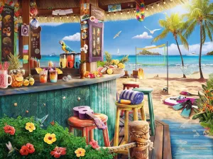 Ravensburger Beach Bar Breezes 1500-Piece Jigsaw Puzzle - Engaging Beach-Themed Artwork | Premium Quality | Perfect Interlocking Fit | Ideal for Adults and Kids Aged 14 
