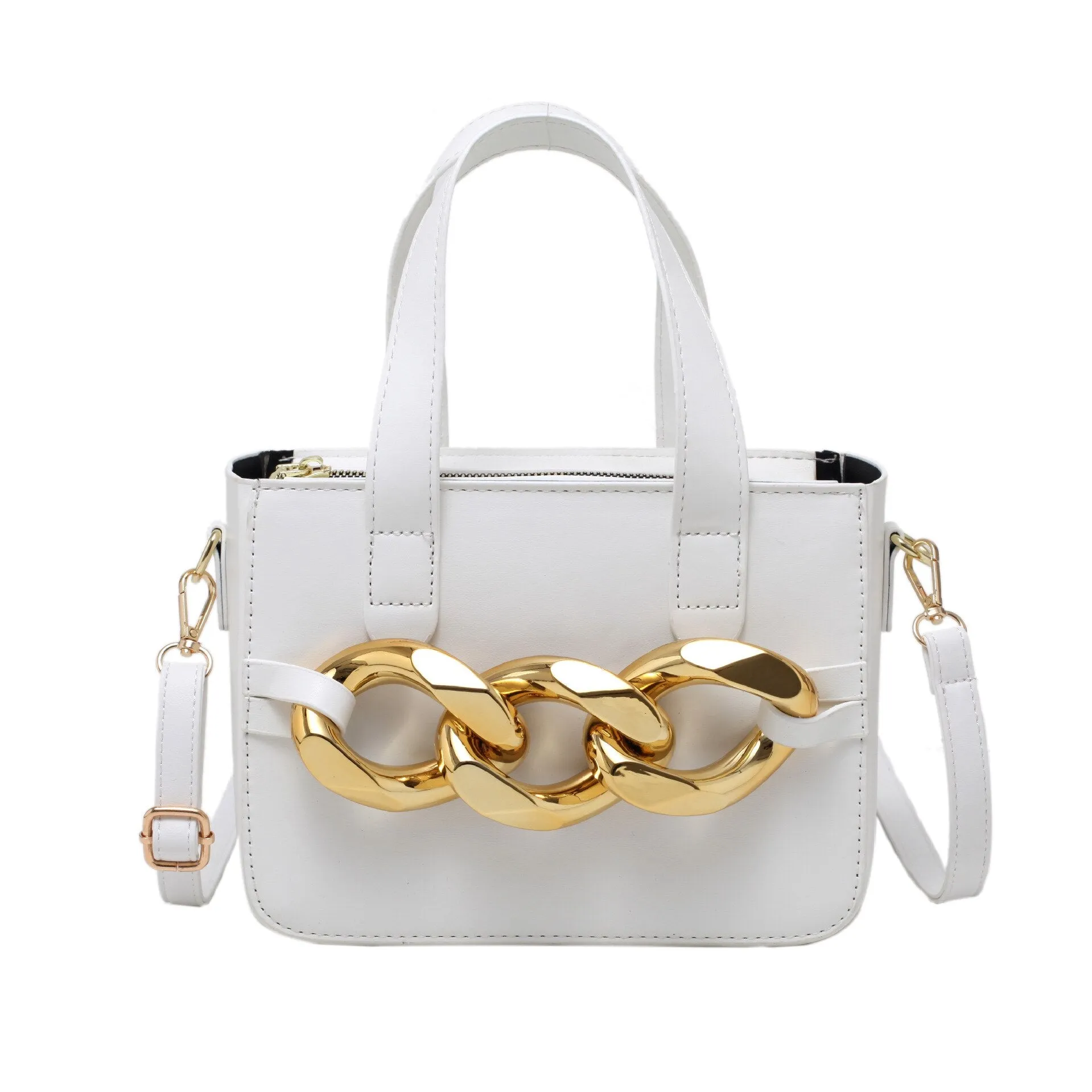 Realaiot Ladies Luxury Designer Chain PU Leather Tote Hangbags Fashion Small  Mobile Phone Wallet Crossbody Shoulder Messenger Purses Bag Valentines Day