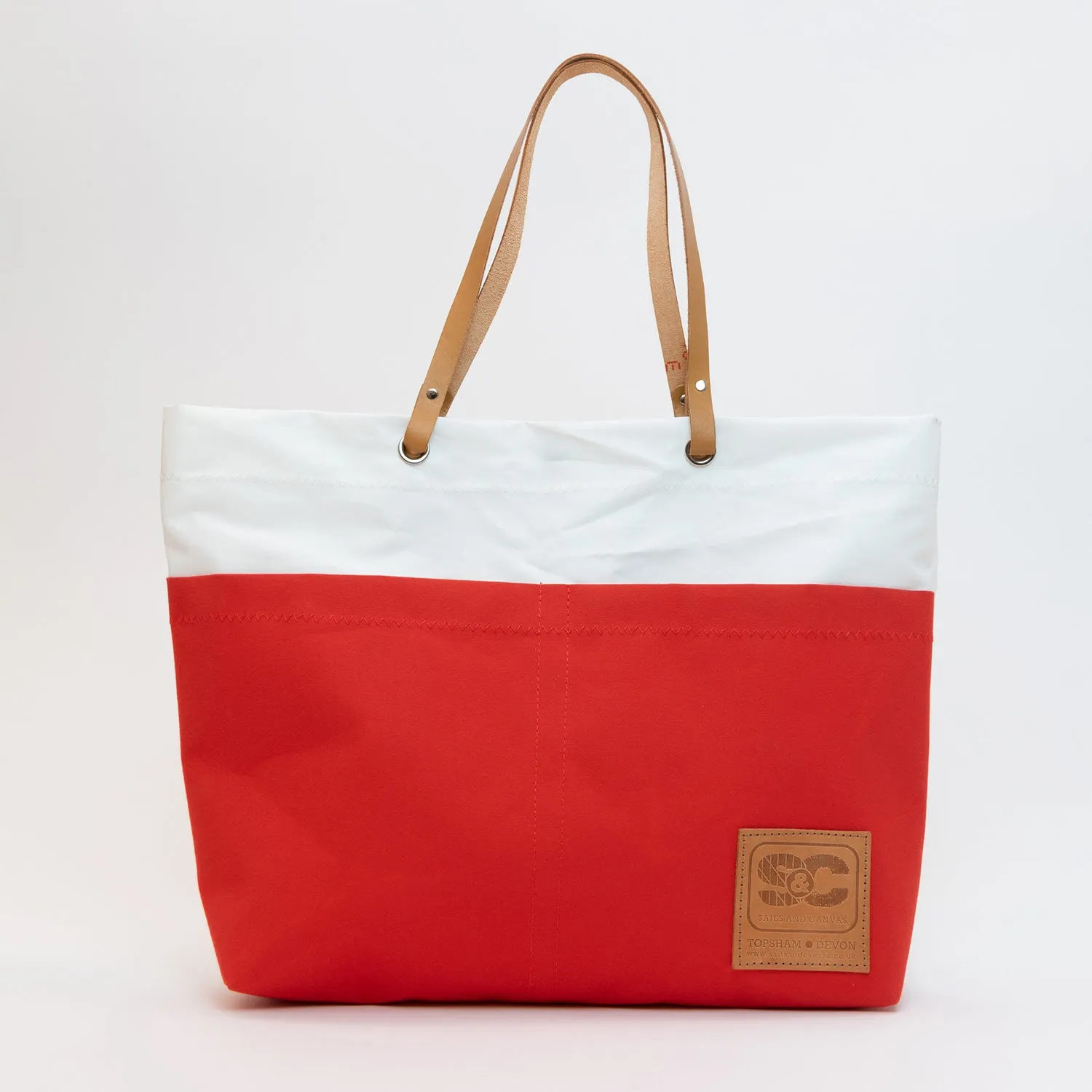 Recycled Sails Tote Bag - Red