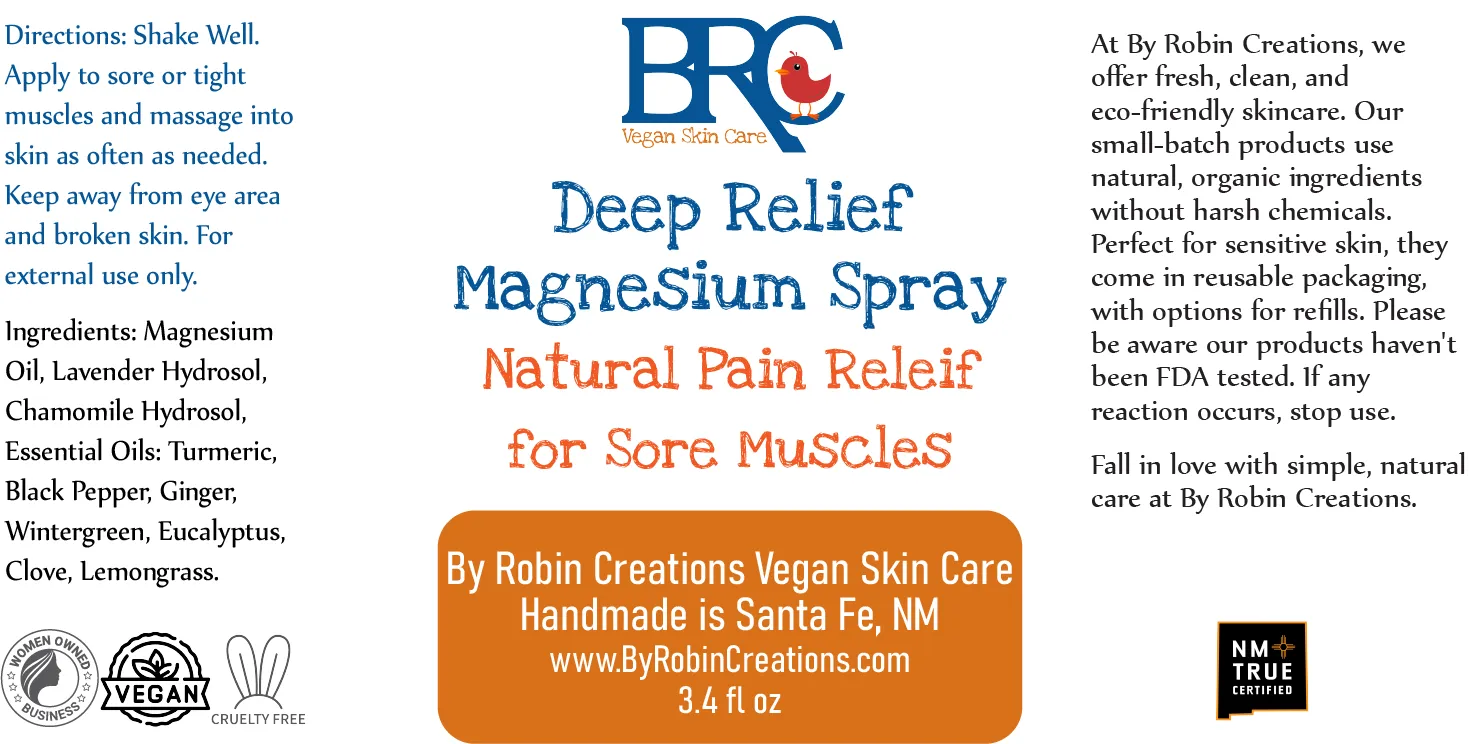 Reformulated! Deep Relief Magnesium Spray for Sore Muscles