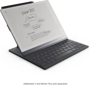 reMarkable 2 Type Folio - Black | Keyboard for The rM 2 Paper Tablet | US English | Not Compatible with Paper Pro