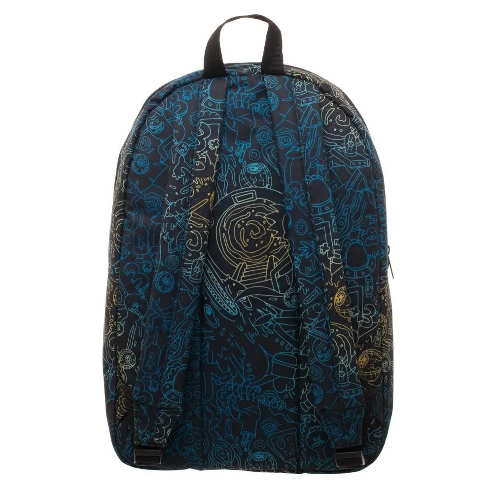 Rick and Morty Psycho Sublimated Backpack