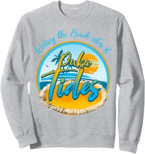 Riding the Beach Vibes & Puka Tides Sea Shell Summer Lover Sweatshirt