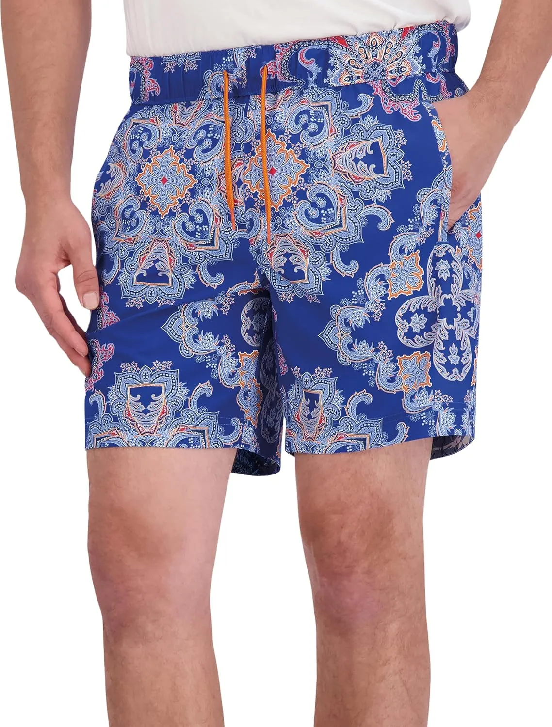 Robert Graham Men's Loki Woven Swim Shorts