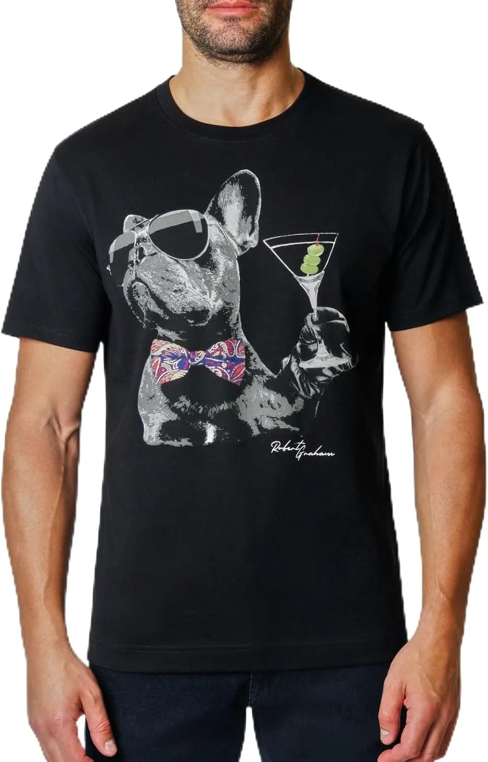 Robert Graham Men's Pickle Passion Short Sleeve Knit Tshirt