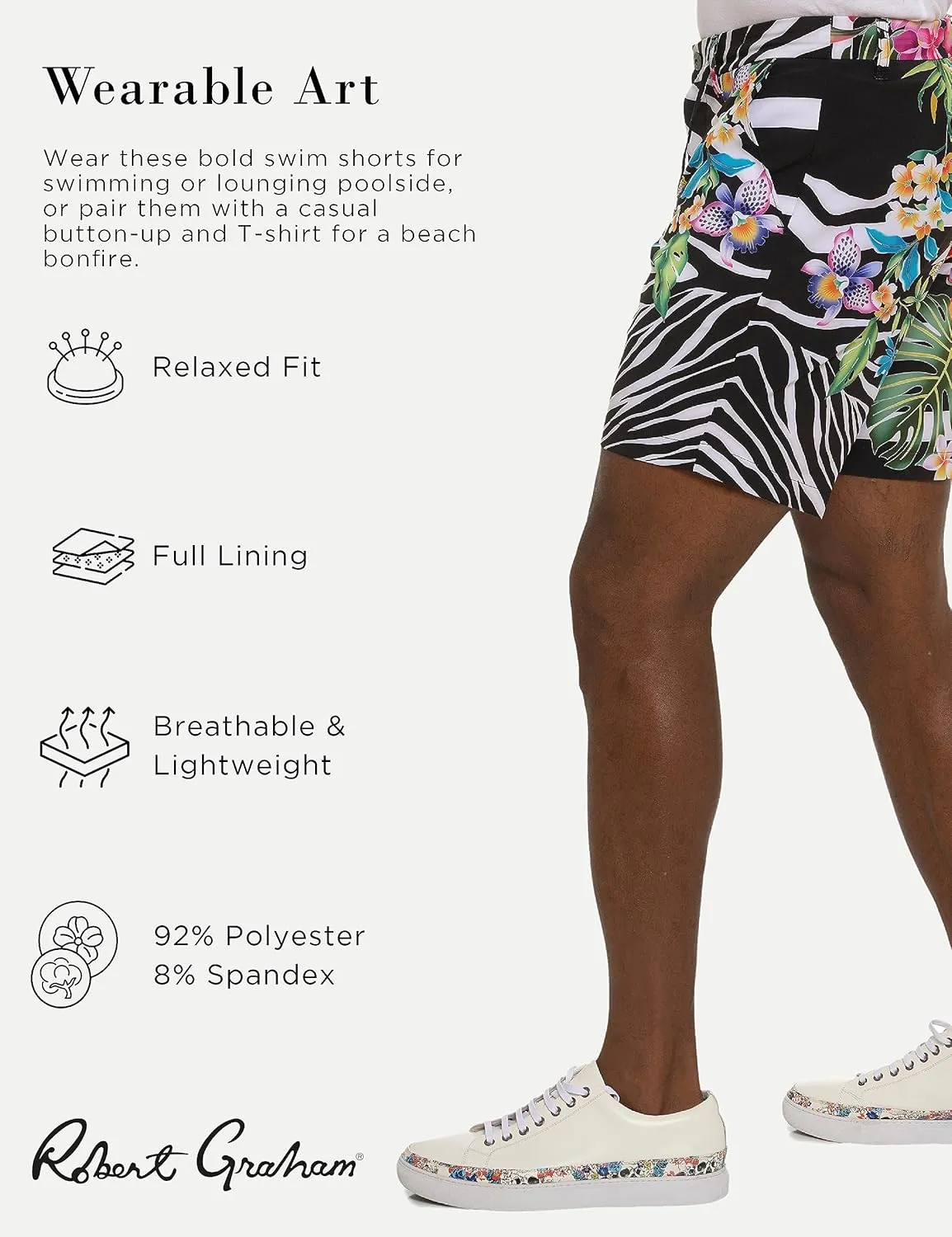 Robert Graham Men's The Ace Beach-to-bar Short