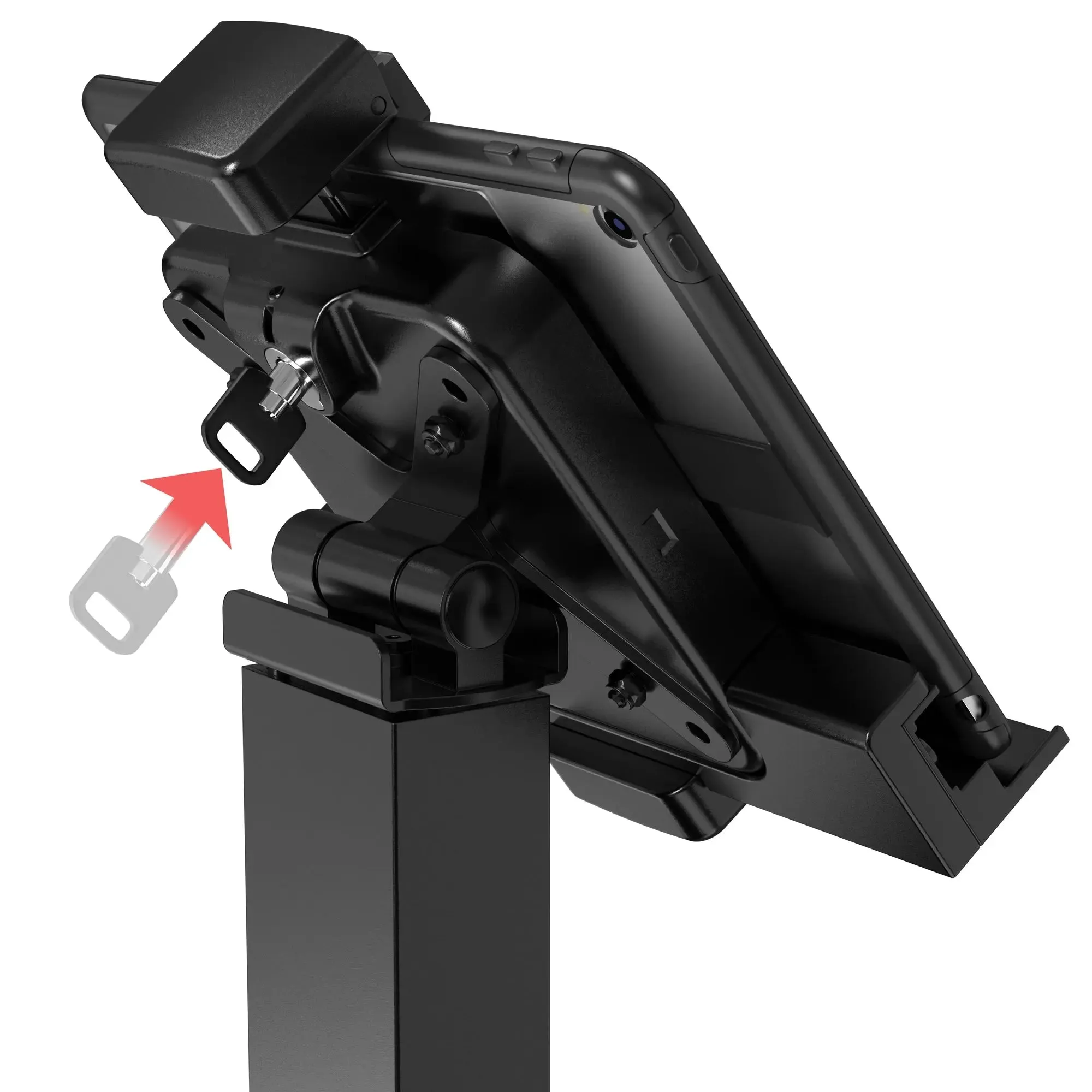 Rotating Sleek Desk Mount with Security Holder