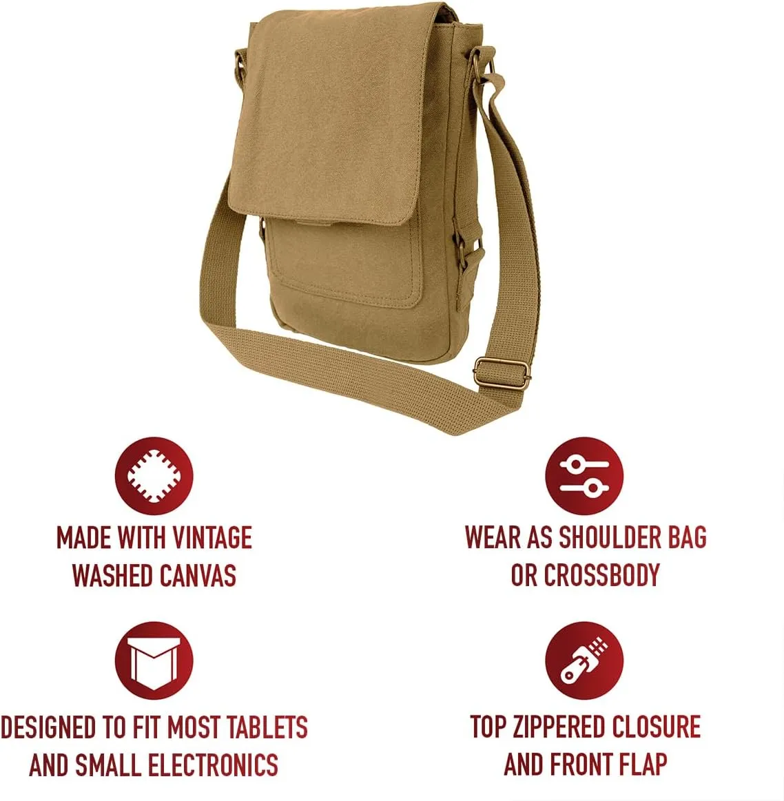 Rothco Vintage Canvas Tech Bag