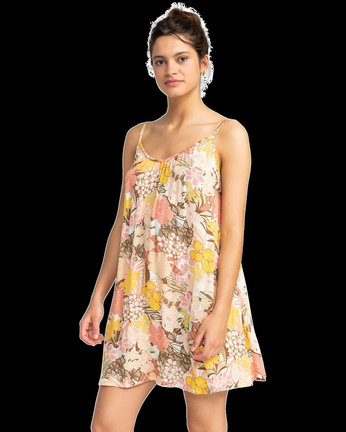 Roxy Women's Summer Casual Sundress Cover-up, Sleeveless Mini Dress for Beach, Pool, and Resort Wear