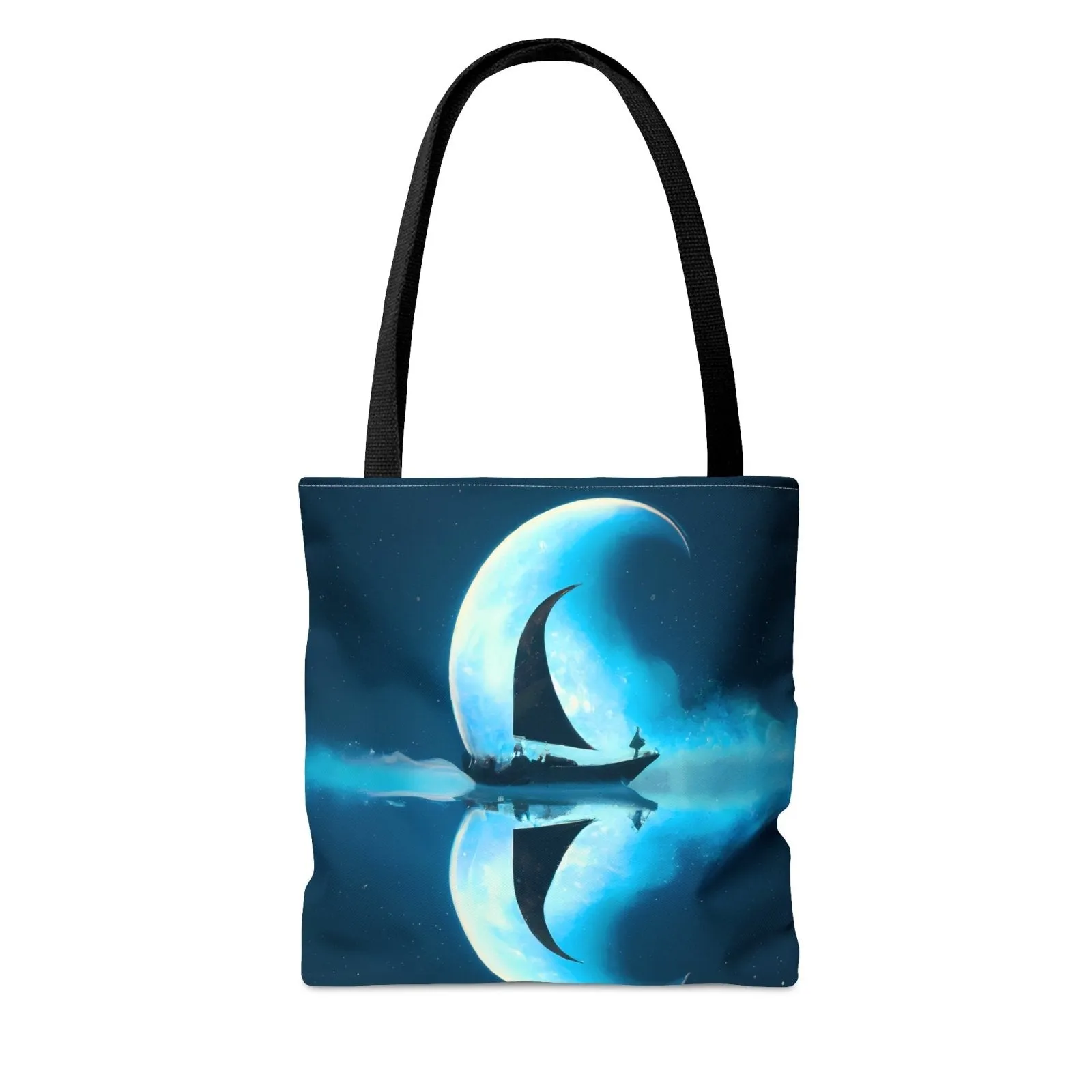 Sailing Through the Moon Tote Bag