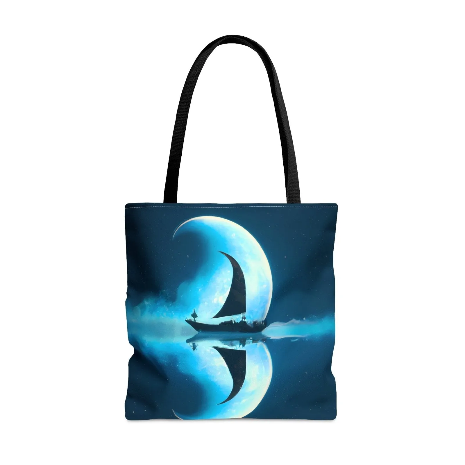 Sailing Through the Moon Tote Bag