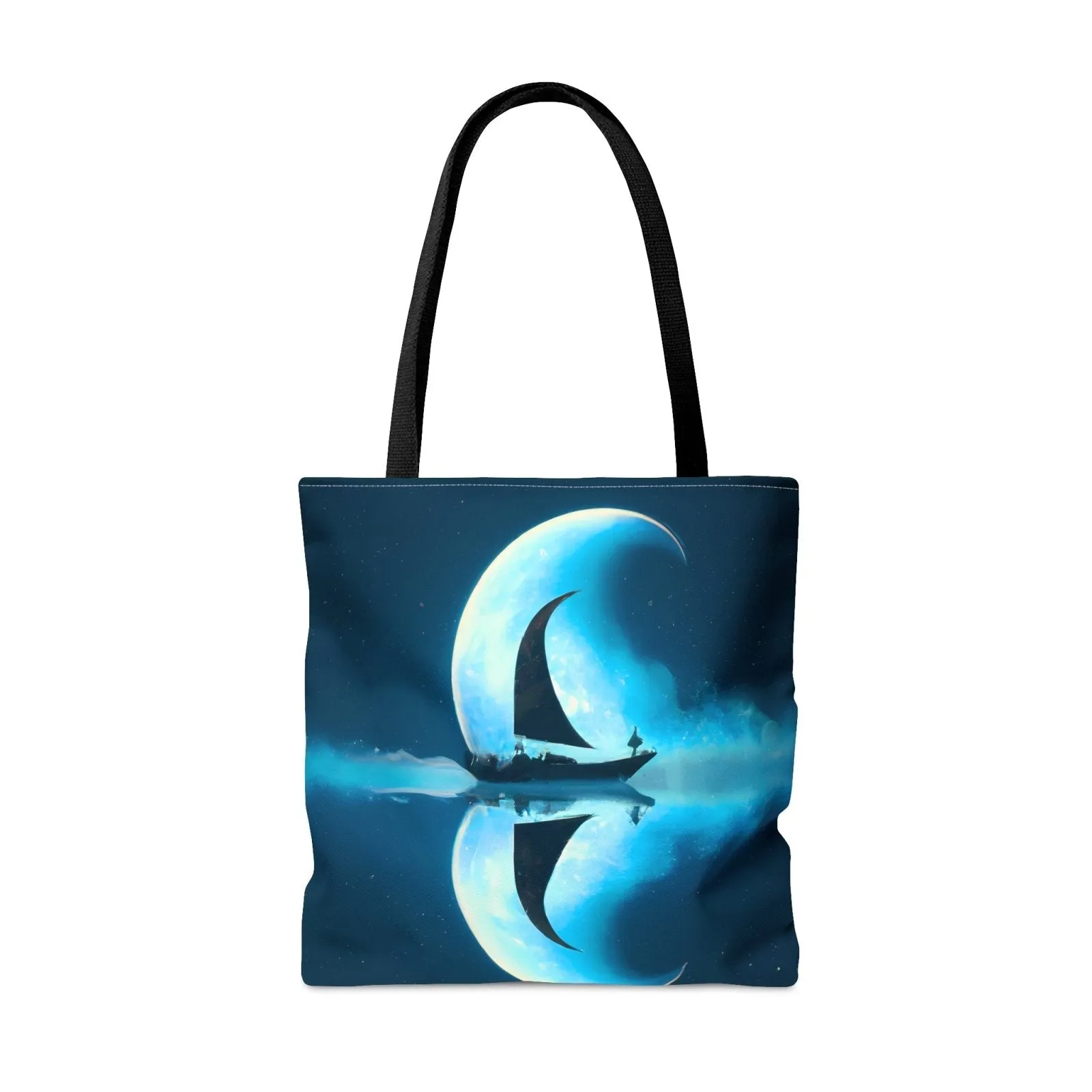 Sailing Through the Moon Tote Bag