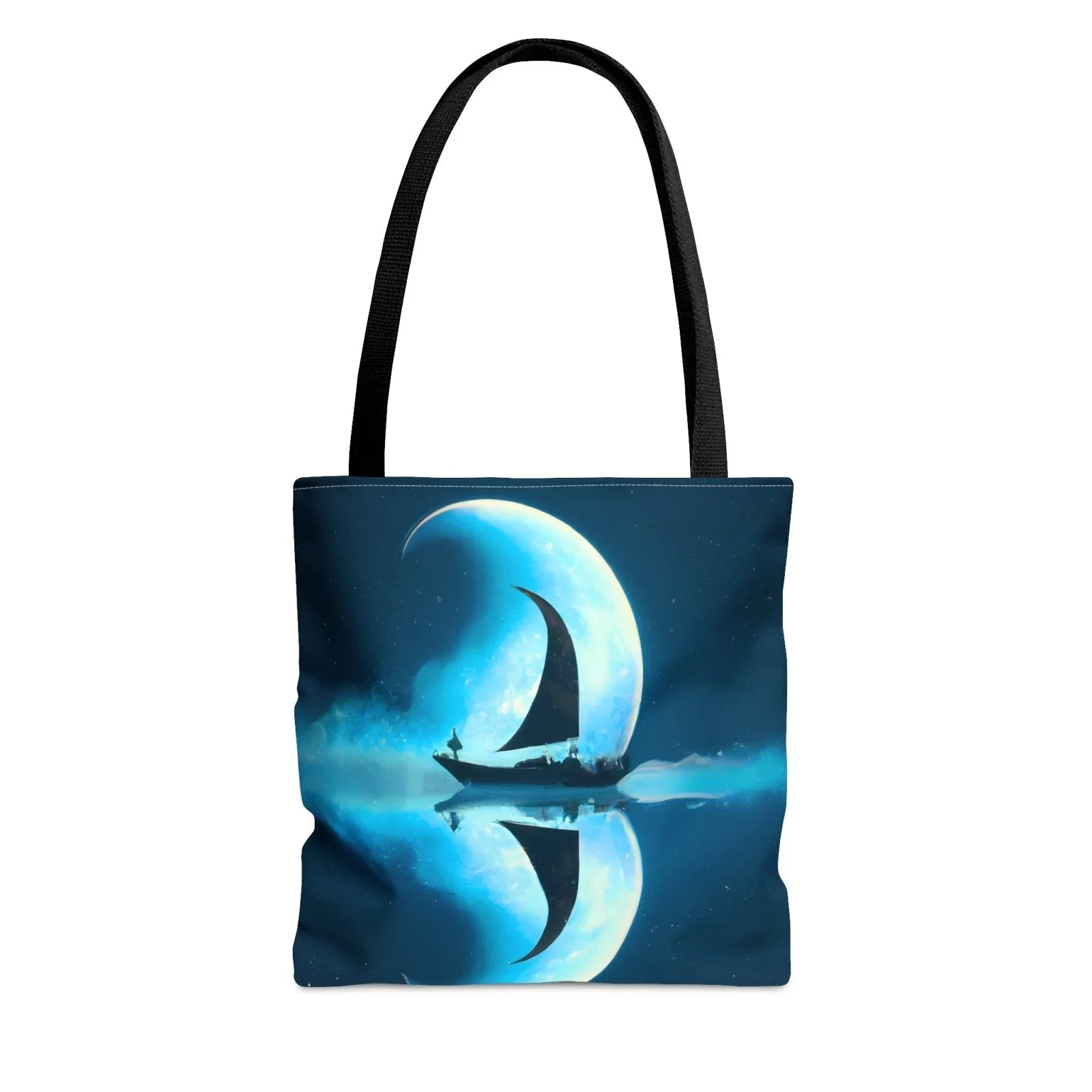 Sailing Through the Moon Tote Bag
