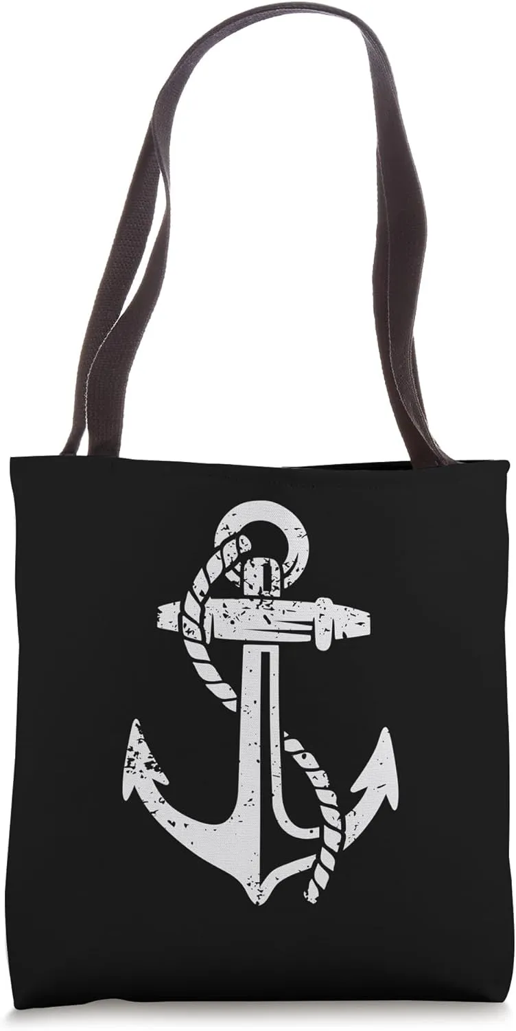 Sailor Costume Boat Anchor Sailing Captain Tote Bag